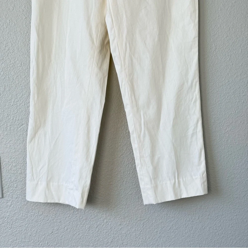 Loro Piana Women’s Philadelphia Straight‎ leg Cotton Silk Trouser pants 42 / 6
